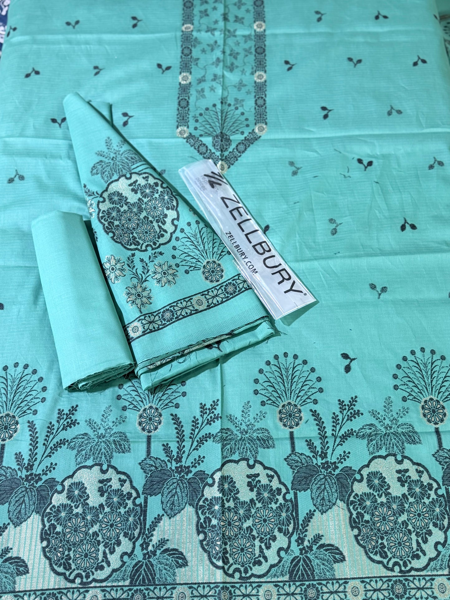 ✨ Zellbury Unstitched Jacquard 3-Piece Collection ✨ VOl-II