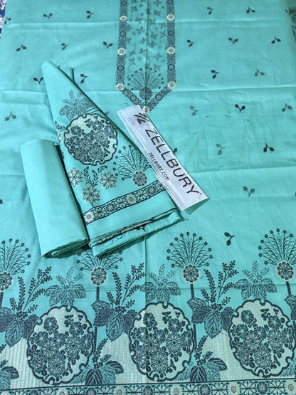 ✨ Zellbury Unstitched Jacquard 3-Piece Collection ✨ VOl-II