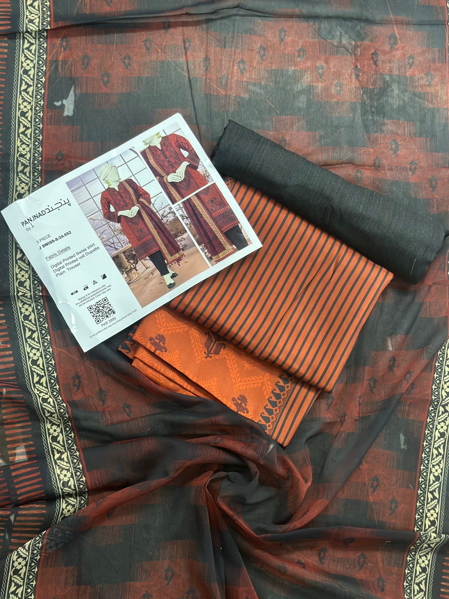 🌟 Panjnad by J. – Swiss 3PCS 🌟