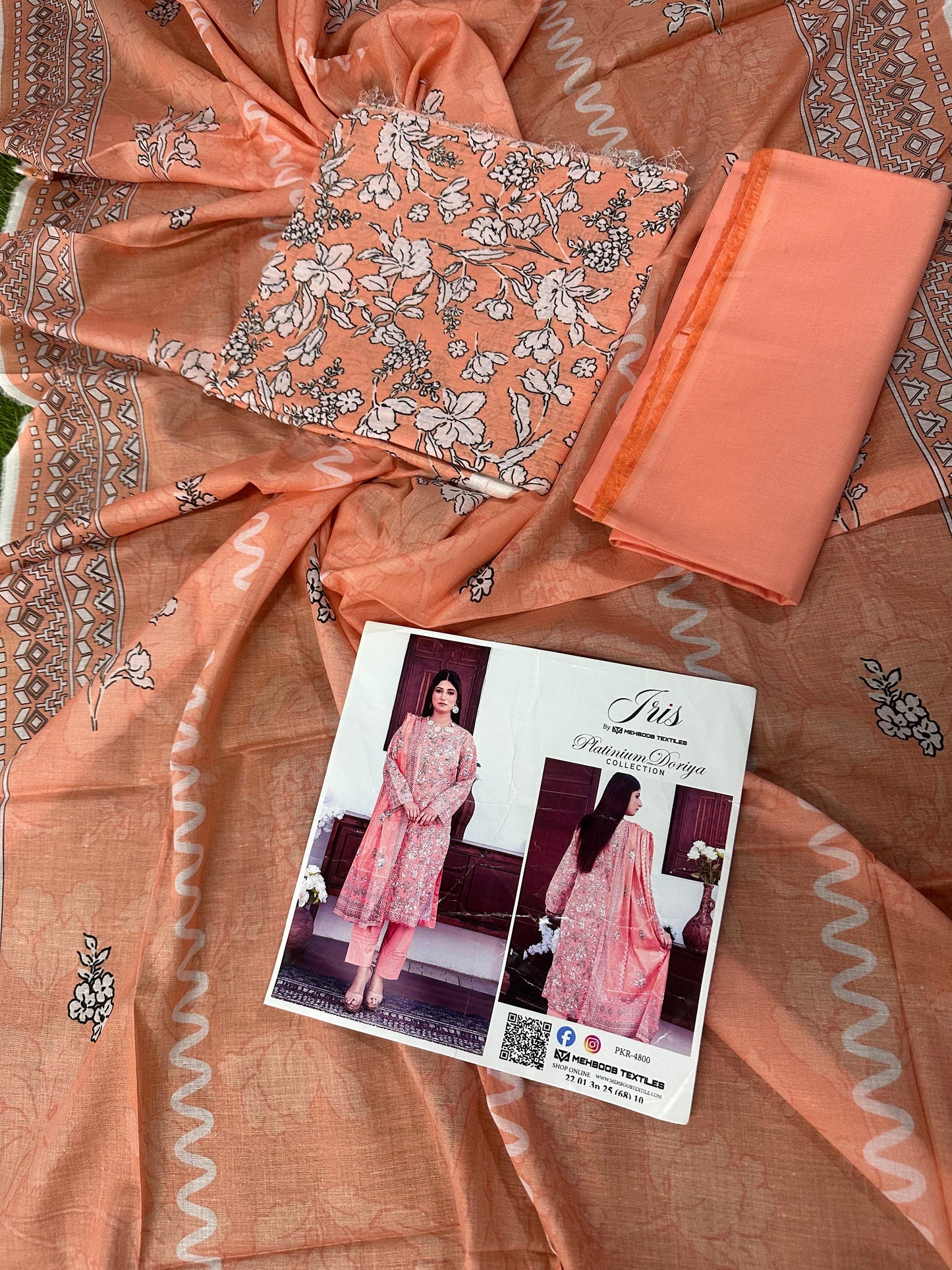 Iris Platinum Doriya Lawn 100% Original 🔥