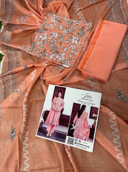 Iris Platinum Doriya Lawn 100% Original 🔥