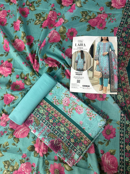 ❤️✨ SALITEX LAIRA VOL-2 ✨❤️
💯 100% ORIGINAL LAWN 🌸
👑 LAIRA by SANA & SARA 👑SSW6U3P383UT