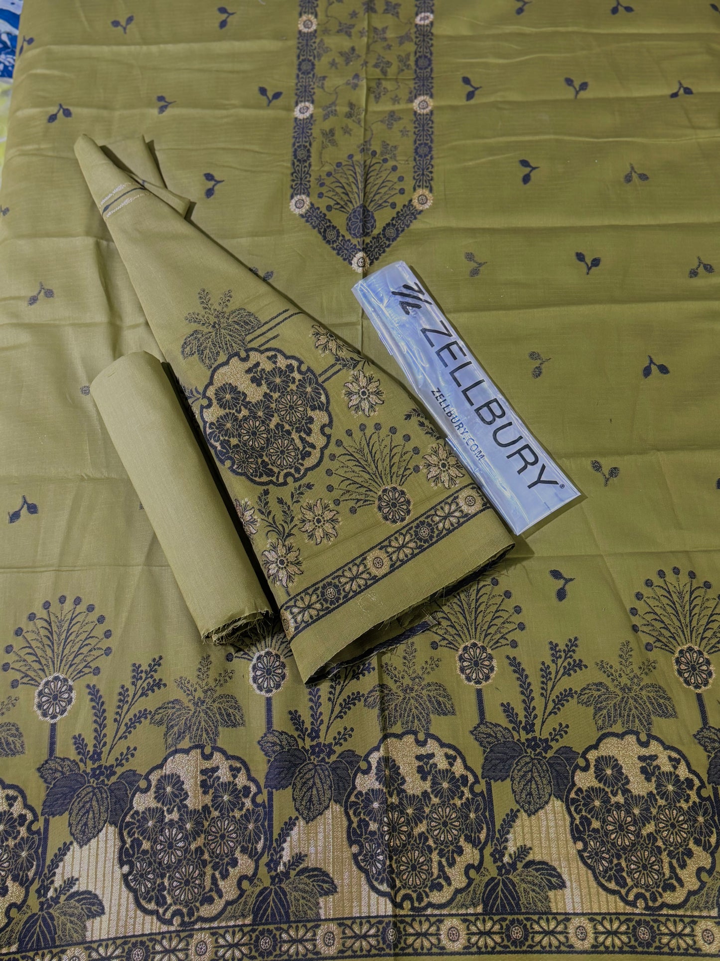 ✨ Zellbury Unstitched Jacquard 3-Piece Collection ✨ VOl-II