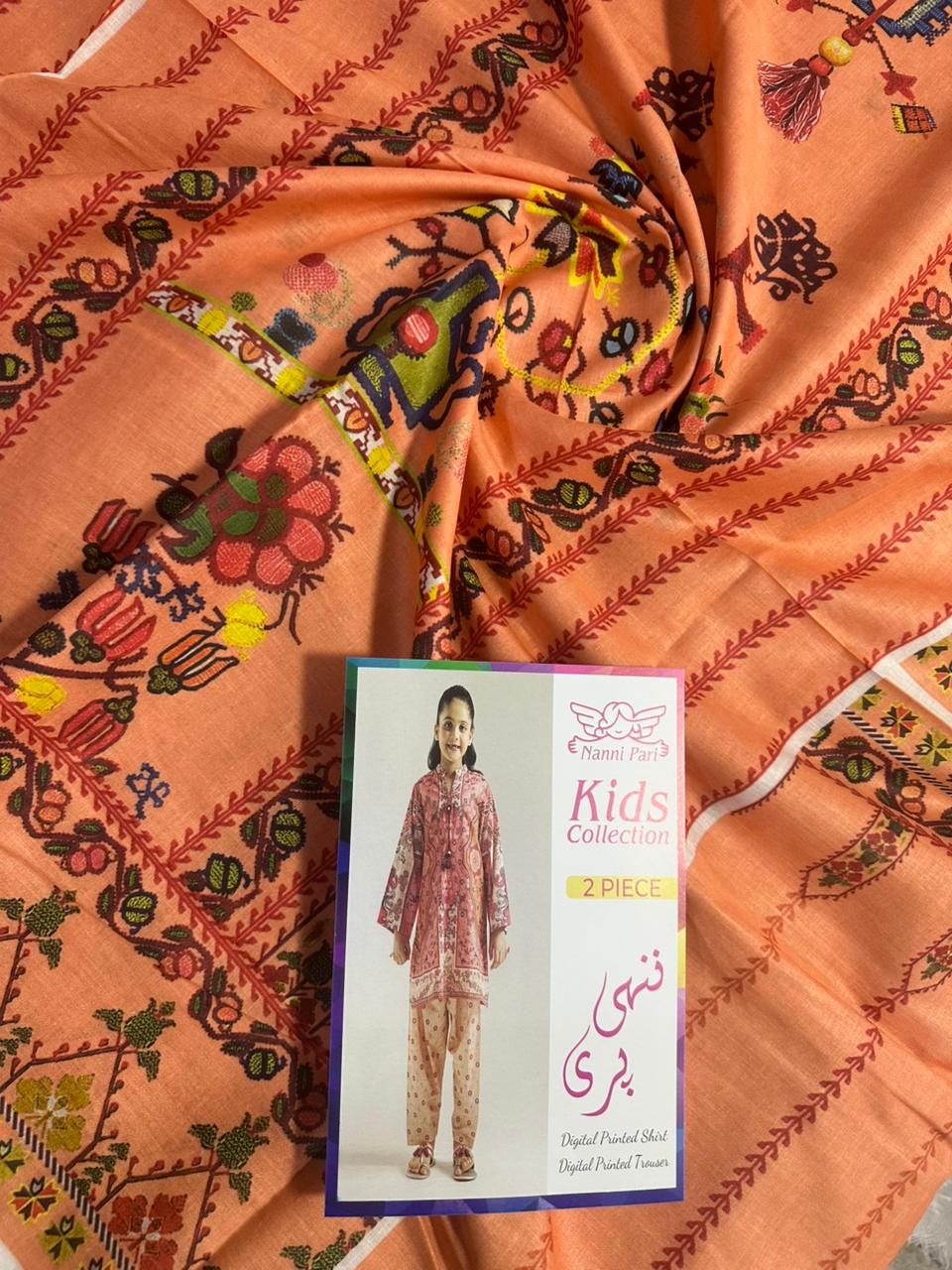 🧸✨ Nanni Pari Kids Collection 2026 ✨🧸🌼 100% Original🌿 Pure Lawn Fabric 👕👖 Kids 2PC Cords Set🎨