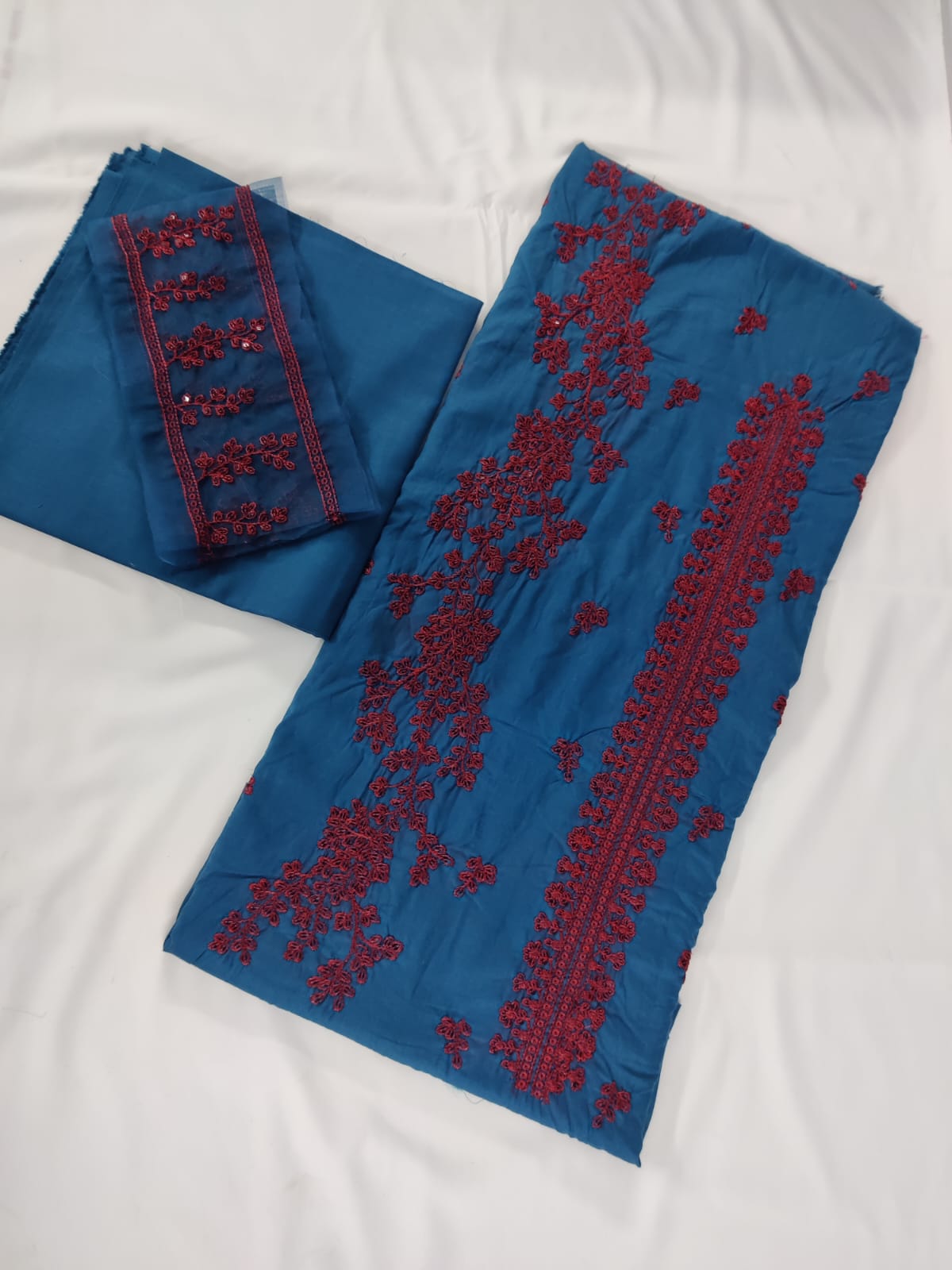 SAQAFAT 2 Piece Embroidered Lawn Suit | 100% Original | Heavy Embroidered Shirt & Dyed Trouser | Premium Lawn Collection 2025