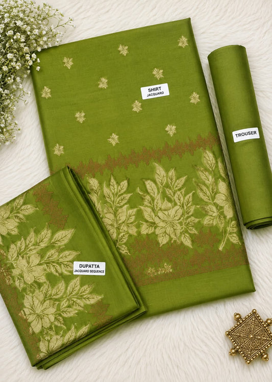 Zaman Mehandi Jacquard 3Pcs
