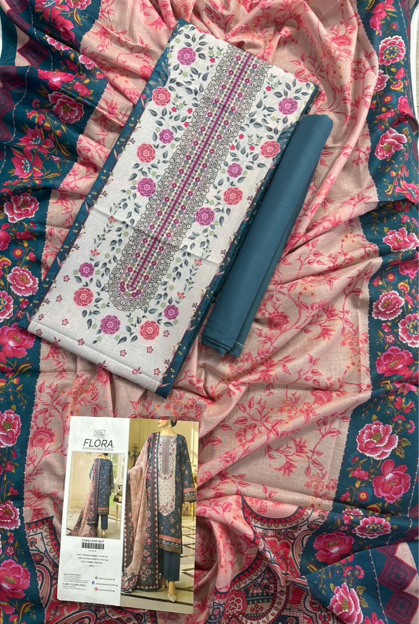 SALITEX FLORA 100% Original Lawn ❤️  by SANA& SARA