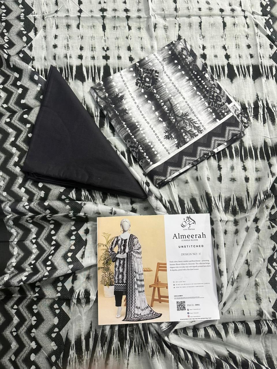 Almeerah 100% Original 🌷 3PC Unstitched In Wholesale Price 😱❤️