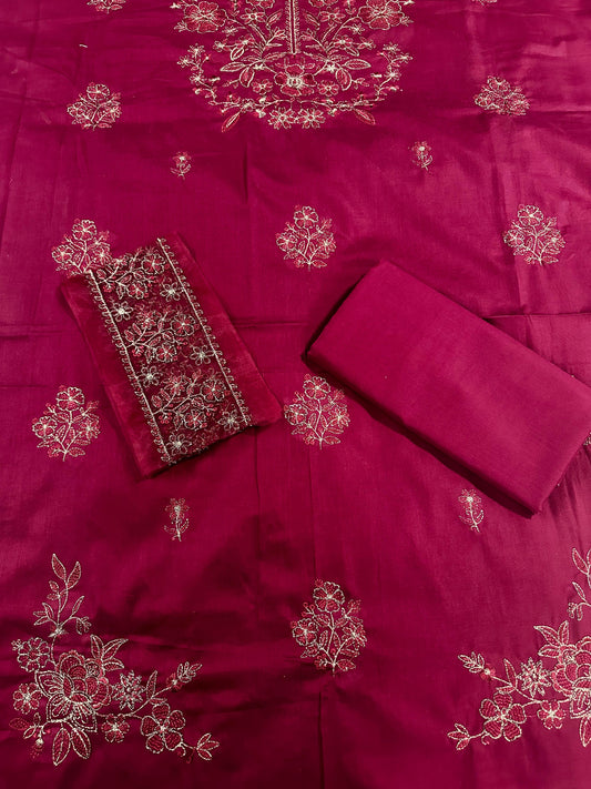 🩵 Saqafat – 100% Original 2PC With Embroidered Lawn 🌸