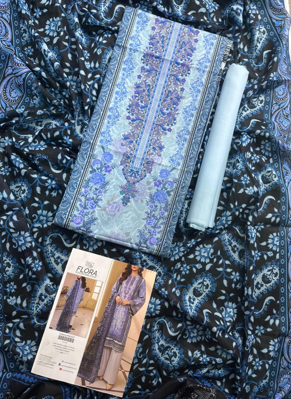 SALITEX FLORA 100% Original Lawn ❤️  by SANA& SARA