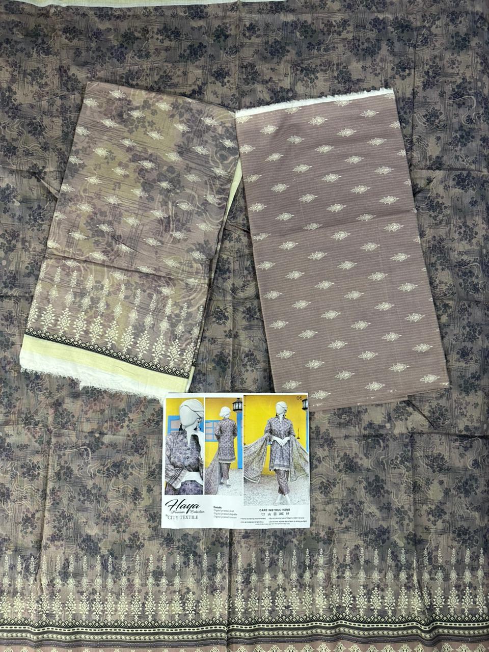 HAYA 100% Original 🌷 3PC Unstitched In Wholesale Price 😱❤️
