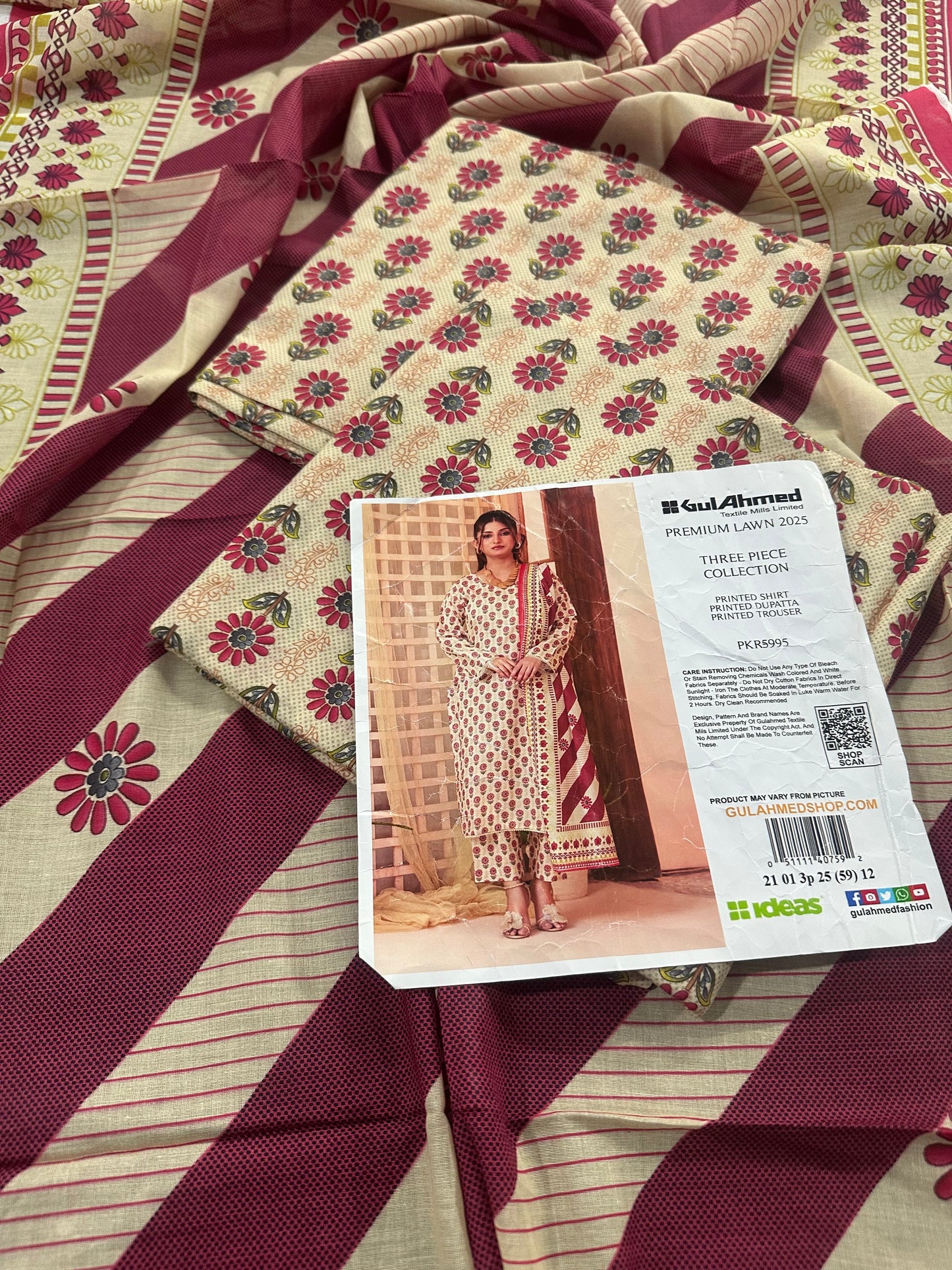 🌸 GulAhmed New Collection 2025 🌸💎 3 Piece Unstitched Airjet Lawn Collection 💎