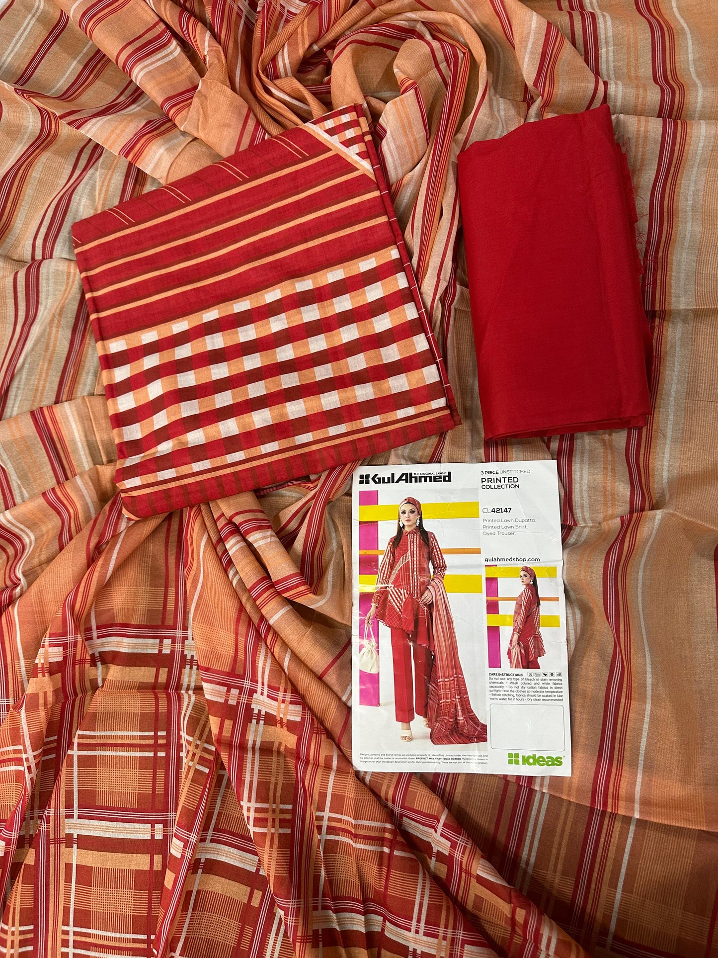 GulAhmed Original Lawn Unstitched 3 Pieces 👌🔥✨