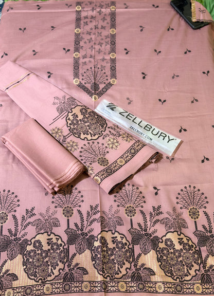 ✨ Zellbury Unstitched Jacquard 3-Piece Collection ✨ VOl-II