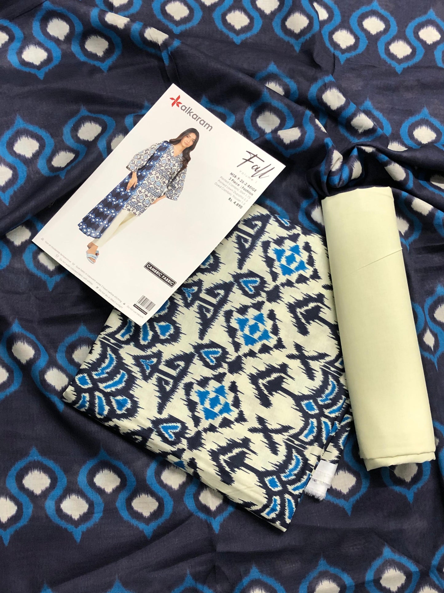 Alkaram 100% Original Lawn 3 Piece 😉🧡