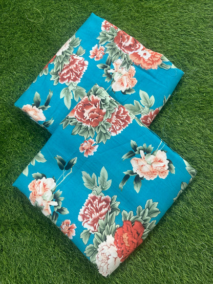 Unstitched Printed Linen 2 Piece Stock Available ❤️