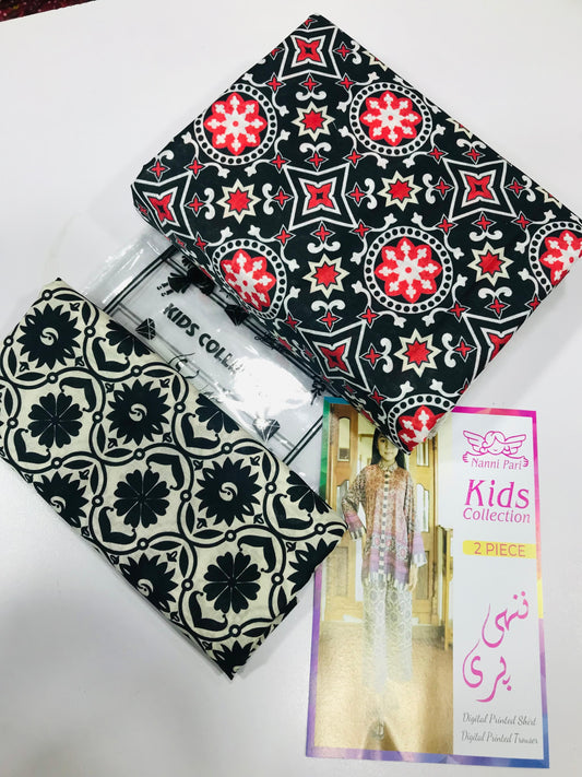 Nanni Pari Kids Unstitched Collection 2026 Vol -2