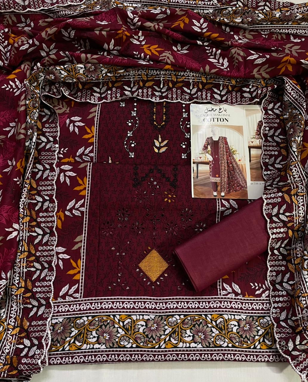 🌸 Bagh e Makhmal ChikanKari Embroidered Cutwork Dupatta Collection 🌸✨ 100 % Original ✨