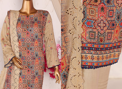 MTF AASHI Lilen Chikankari Embroidered 3 Piece Collection 2025