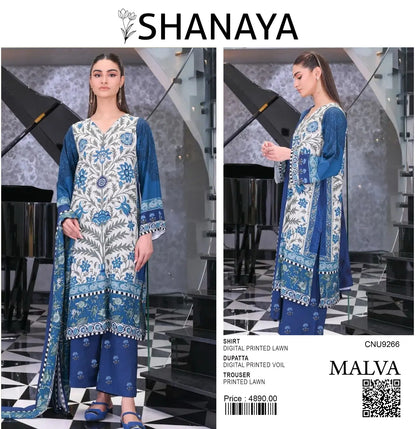 SHANAYA UNSTITCHED CORDSET STYLE 3 PIECE 🎉💜