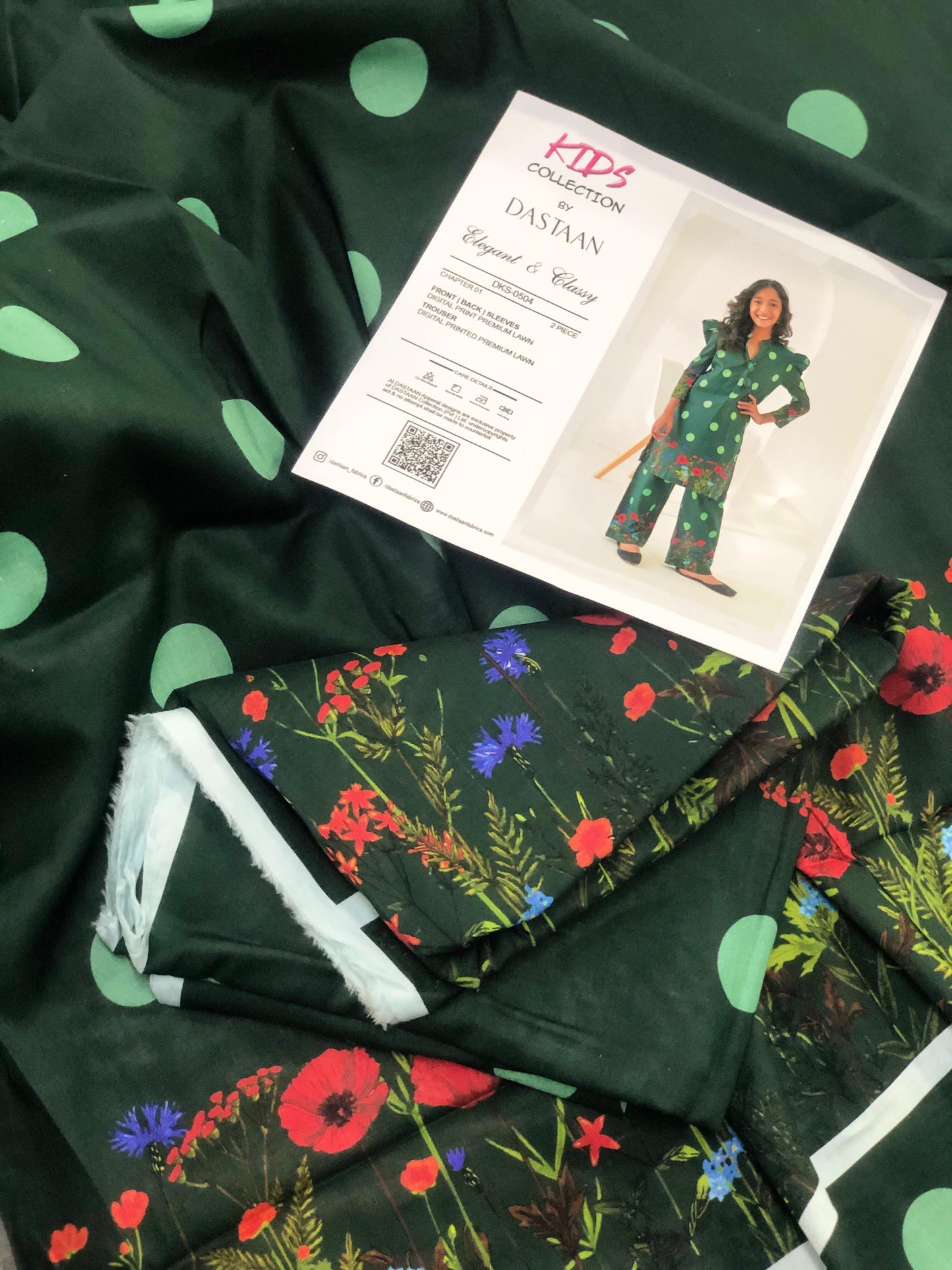 DASTAAN Unstitched Kids Collection Lawn 2 Piece 💕👧
