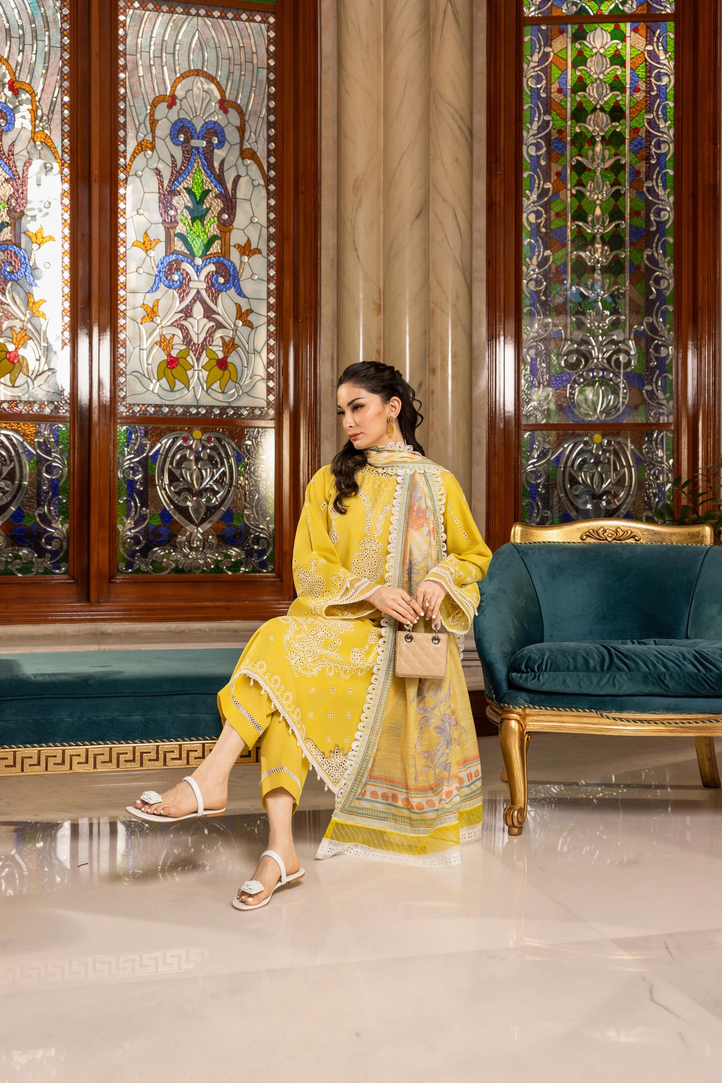 🌸✨ Zellbury Signature Unstitched Fancy Chikankari Luxury 3 Pieces ✨🌸