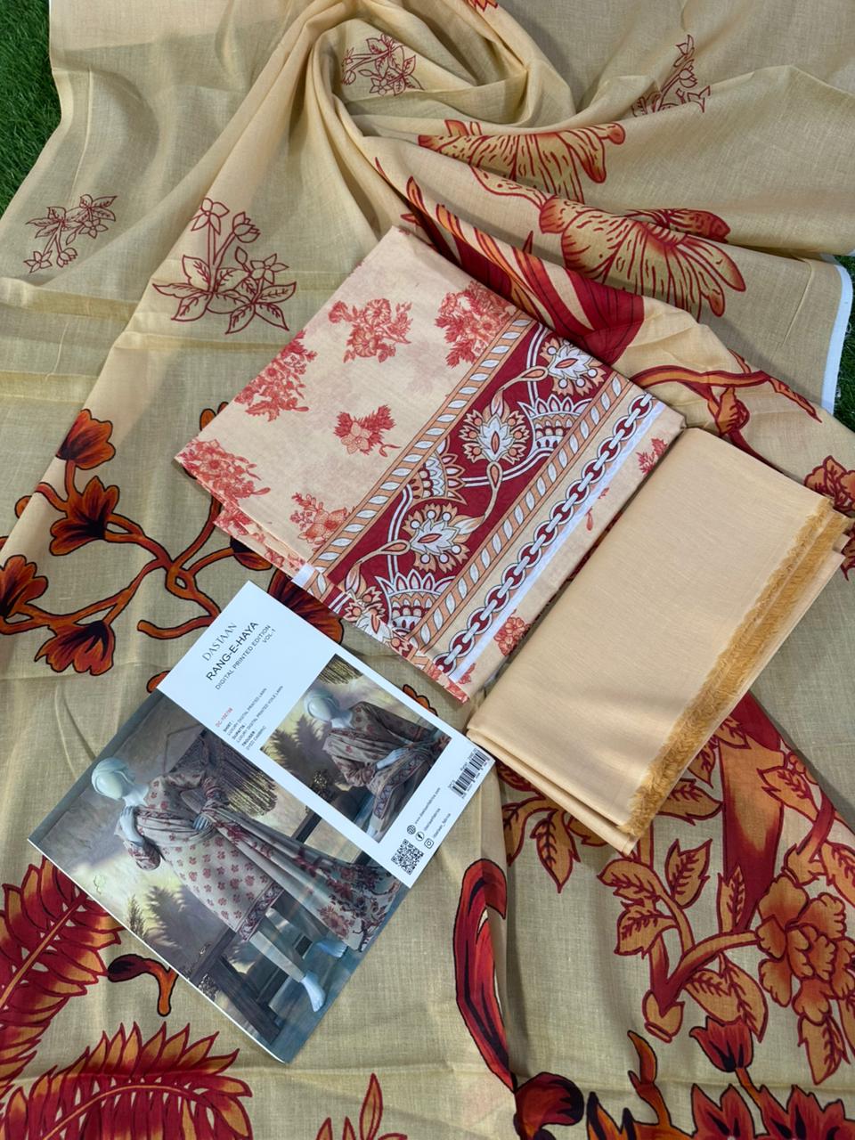 Rang e Haya by DASTAAN Lawn Unstitched Lawn 100% Original Lawn 3 Pieces ❤️🔥