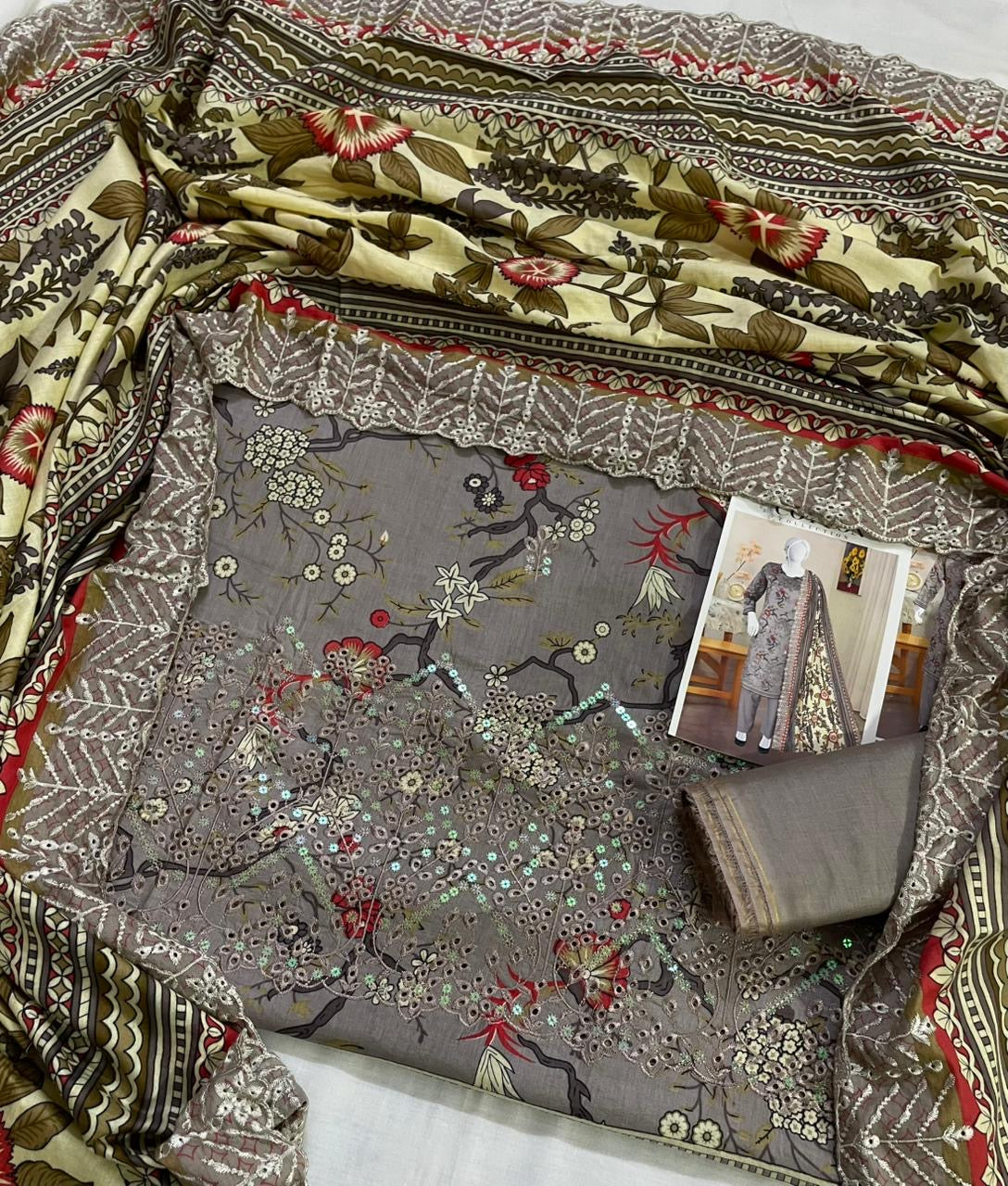 🌸 Bagh e Makhmal ChikanKari Embroidered Cutwork Dupatta Collection 🌸✨ 100 % Original ✨
