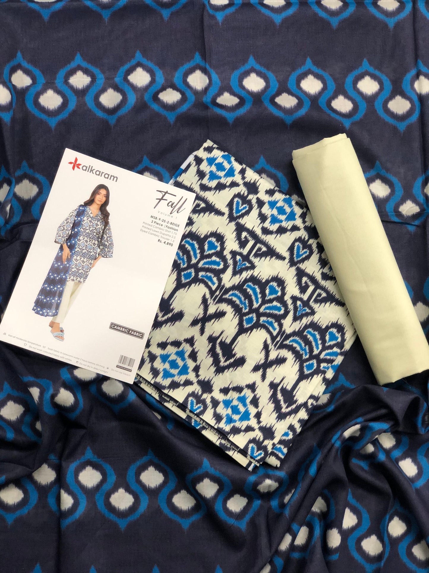 Alkaram 100% Original Lawn 3 Piece 😉🧡