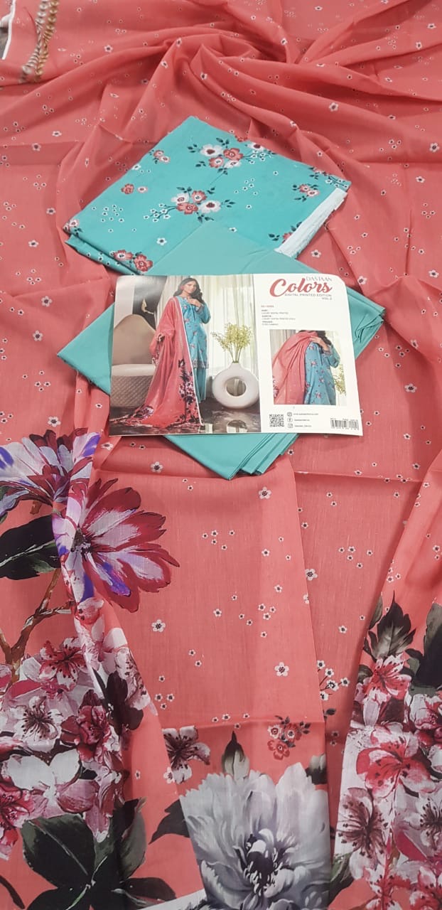 Colors VOL 02 by DASTAAN Lawn Unstitched Lawn 100% Original Lawn 3 Pieces ❤️🔥
