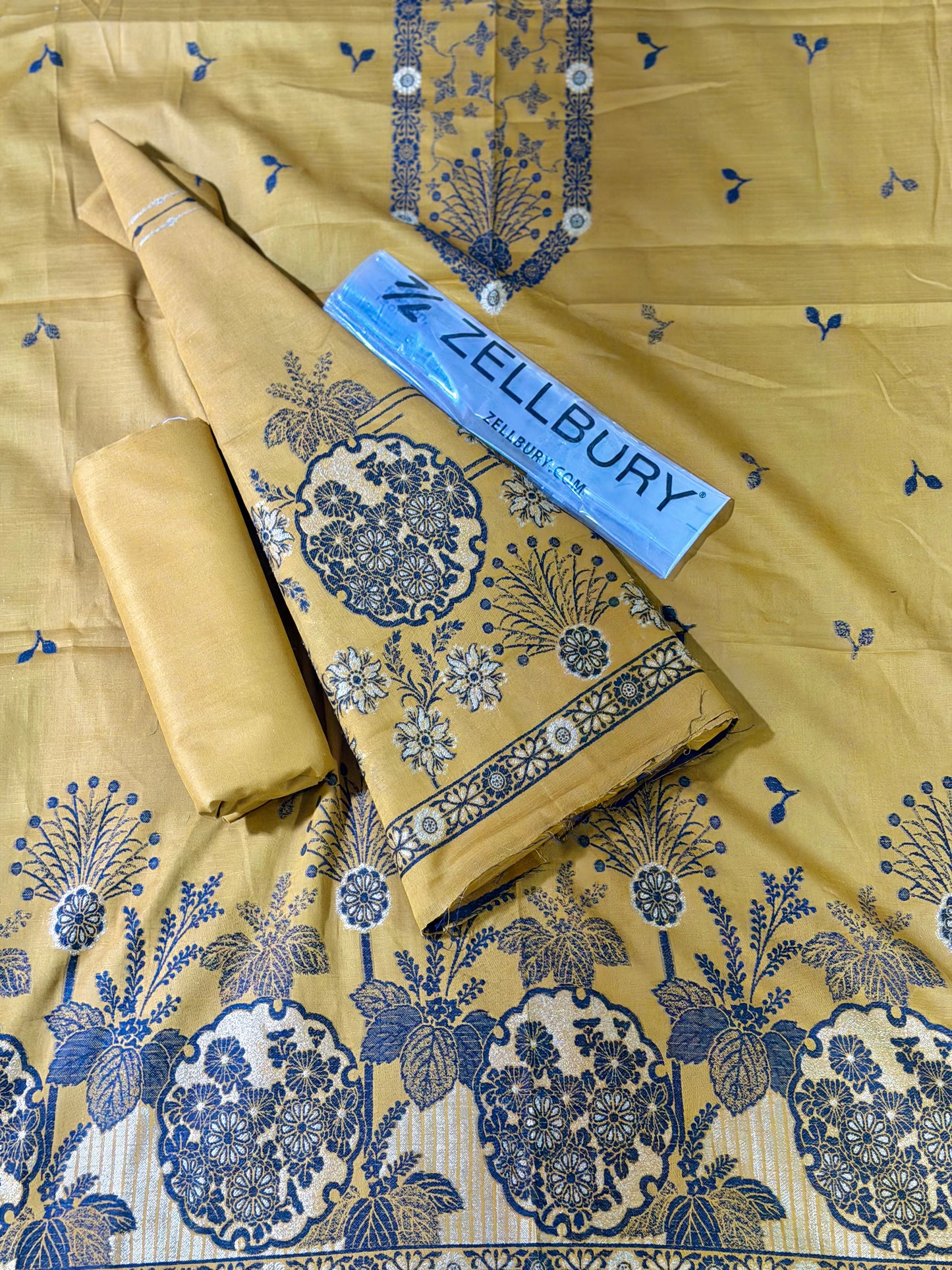 ✨ Zellbury Unstitched Jacquard 3-Piece Collection ✨ VOl-II