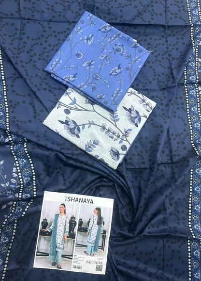 SHANAYA UNSTITCHED CORDSET STYLE 3 PIECE 🎉💜