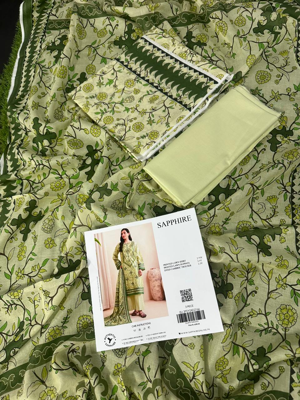 🌺 SAPPHIRE Unstitched Lawn 3 Piece 😱✨ New Arrival 2026🌺