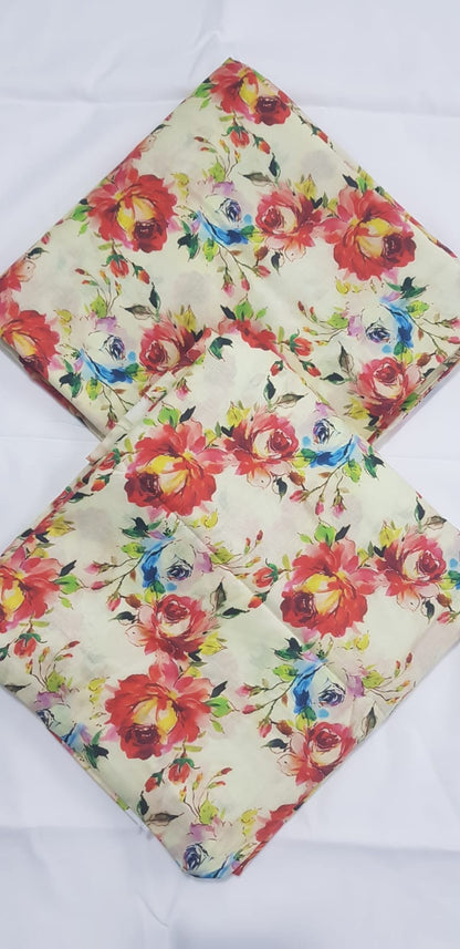 🌟 ZAMAN 100% Original Lawn 2 PC Unstitched – Series 2025 🌟