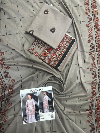 SHANAYA UNSTITCHED CORDSET STYLE 3 PIECE 🎉💜