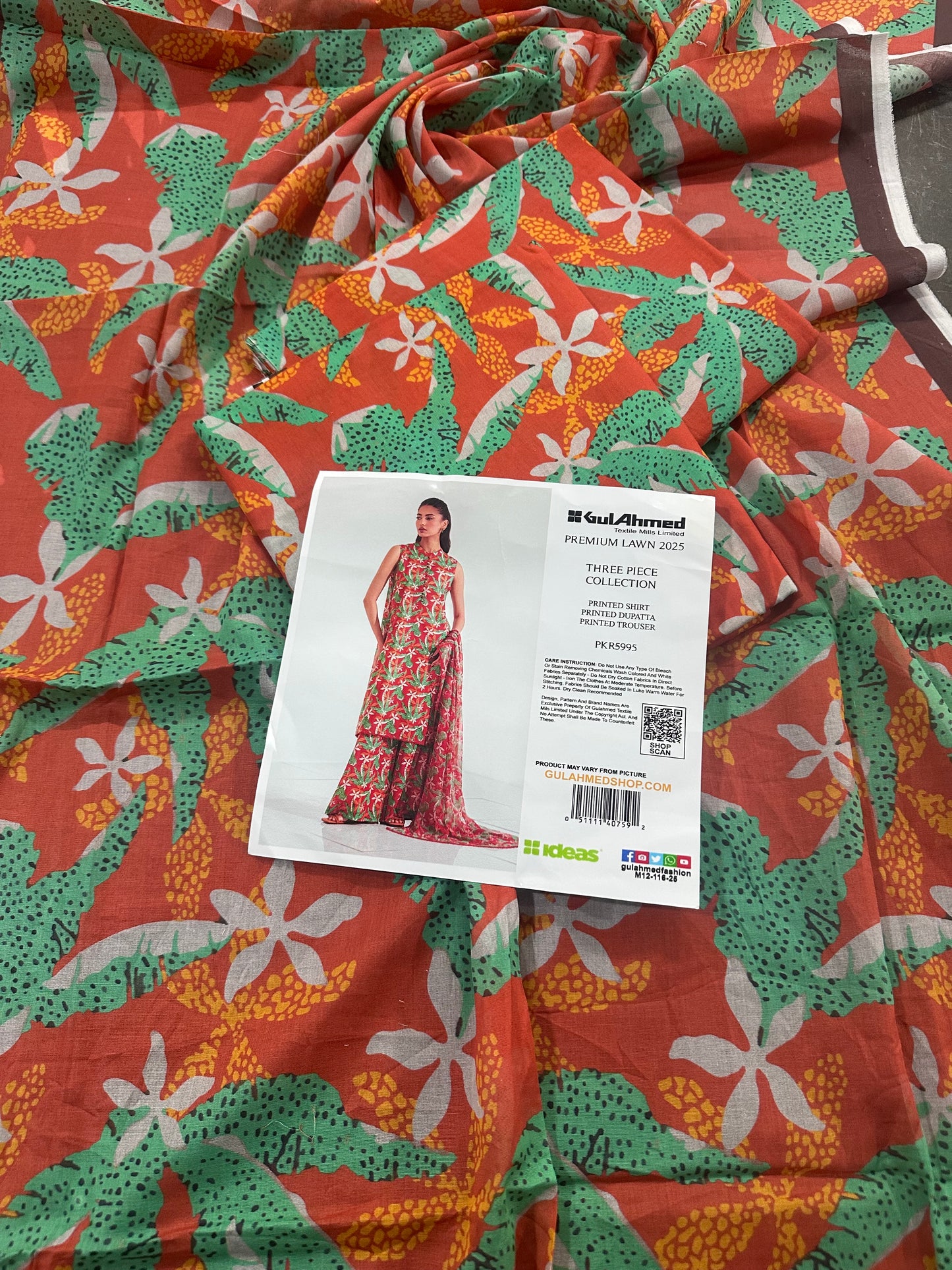 🌸 GulAhmed New Collection 2025 🌸💎 3 Piece Unstitched Airjet Lawn Collection 💎