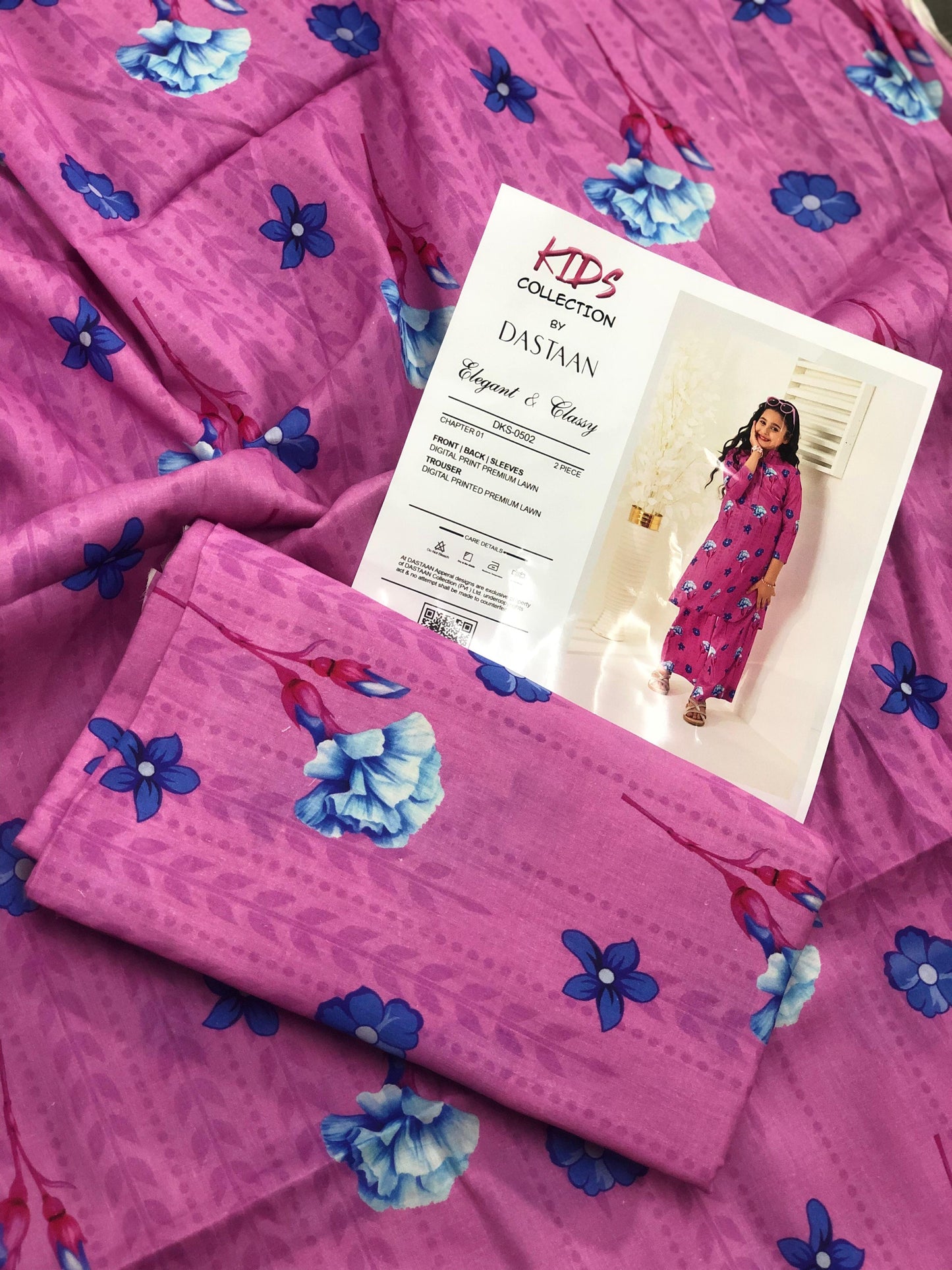 DASTAAN Unstitched Kids Collection Lawn 2 Piece 💕👧