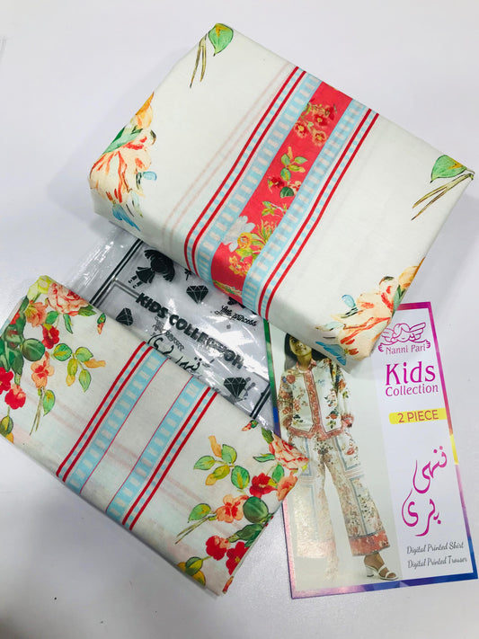 Nanni Pari Kids Unstitched Collection 2026 Vol -2