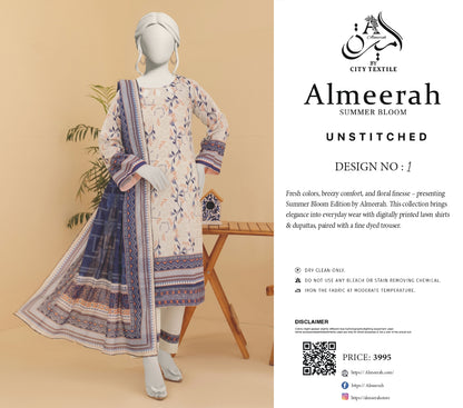 Almeerah 100% Original 🌷 3PC Unstitched In Wholesale Price 😱❤️