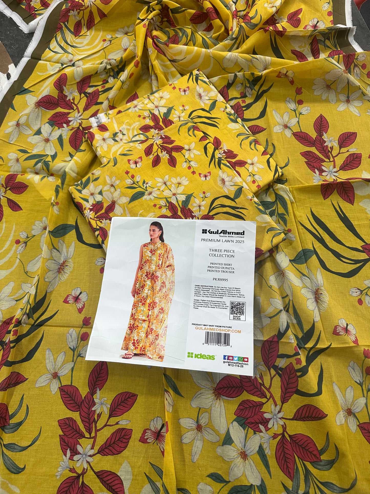 🌸 GulAhmed New Collection 2025 🌸💎 3 Piece Unstitched Airjet Lawn Collection 💎