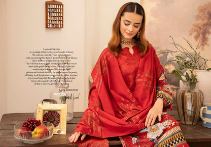 ✨ Cherry Premium Cambric Lawn – 3pc Airjet Dubby Print Collection (Vol. 01)
💕 By Lamisah Textile – Latest Vol. 2025 💕