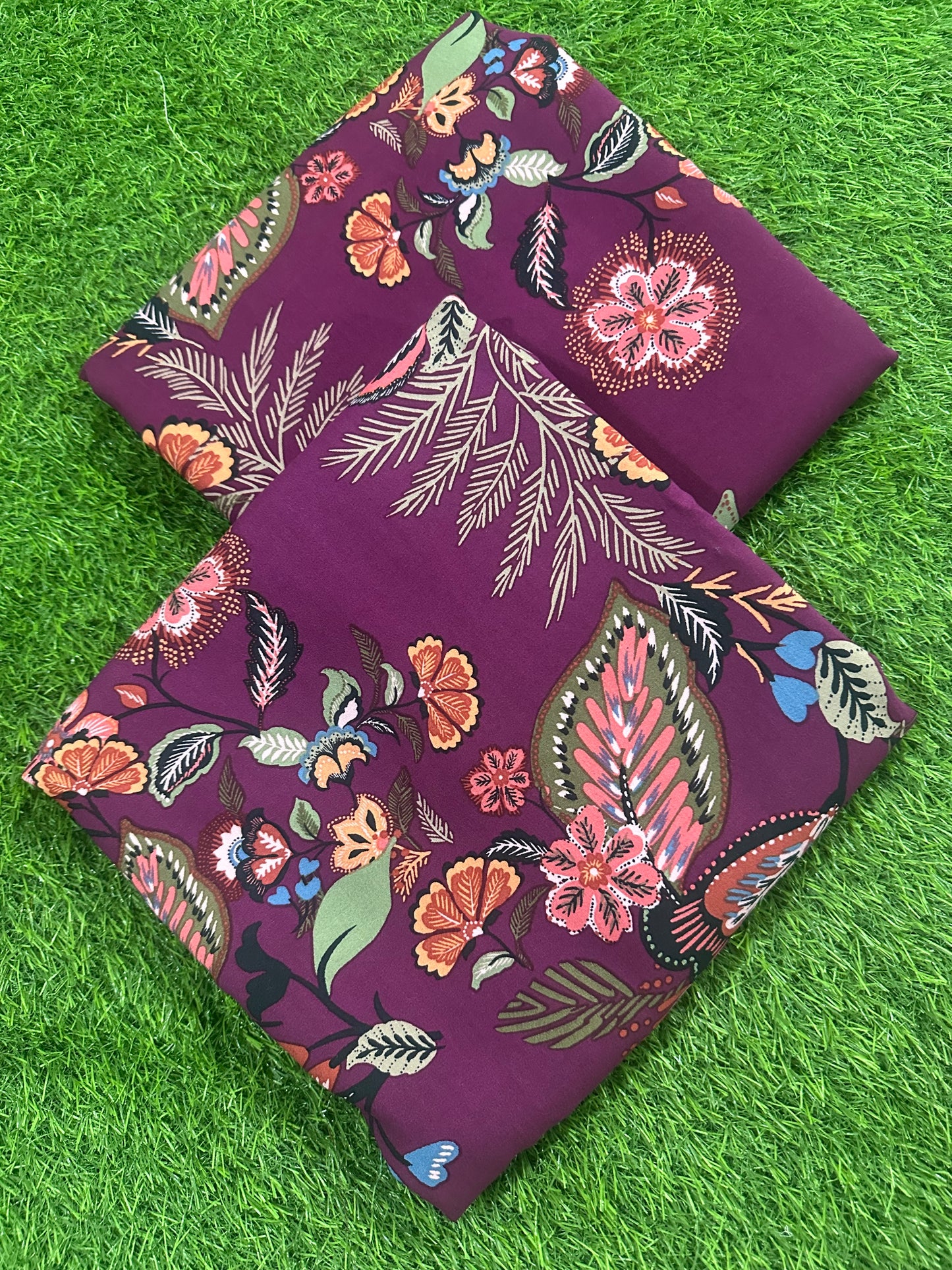 Unstitched Printed Linen 2 Piece Stock Available ❤️