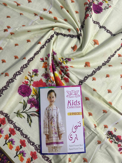 🧸✨ Nanni Pari Kids Collection 2026 ✨🧸🌼 100% Original🌿 Pure Lawn Fabric 👕👖 Kids 2PC Cords Set🎨