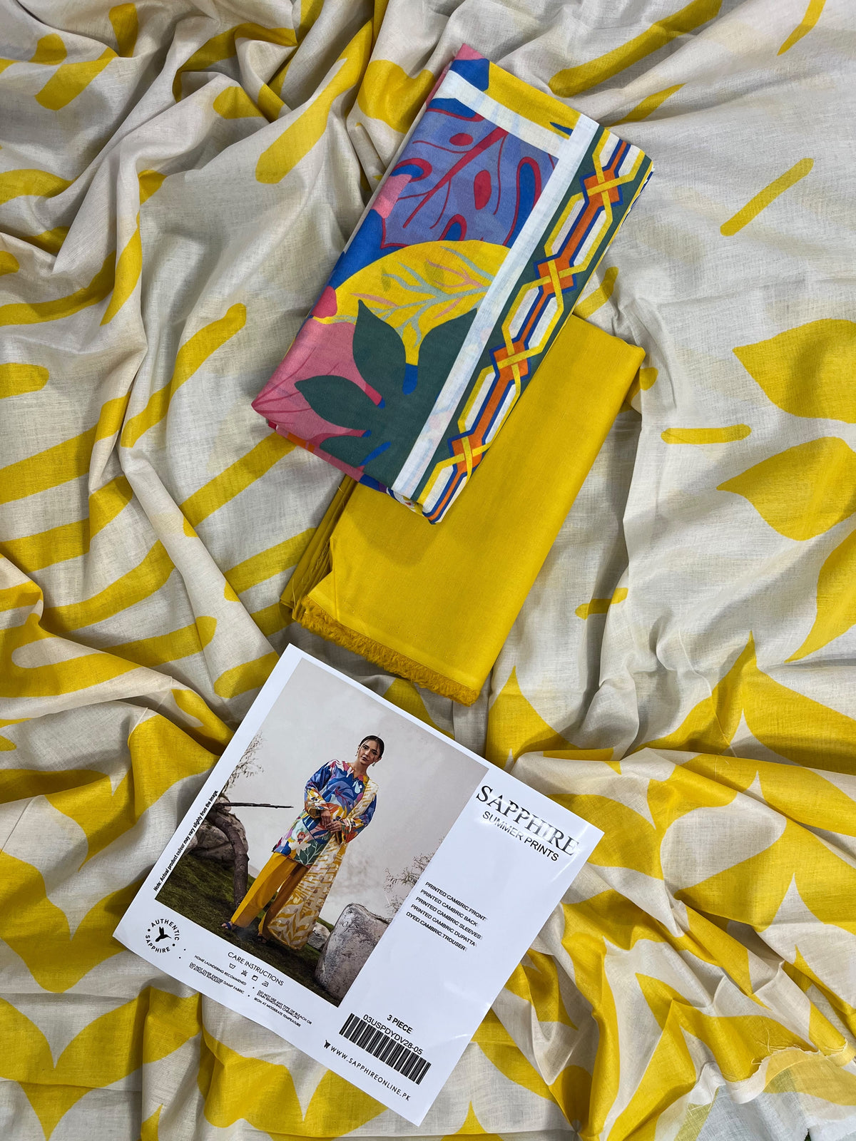 SAPPHIRE BLUE-YELLOW 3PCS