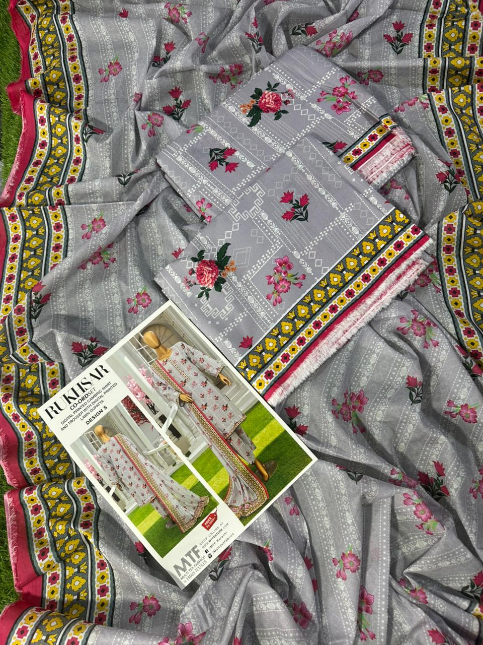 MTF RUKHSAR Digital Printed Camric CO-ord Set 💯✨