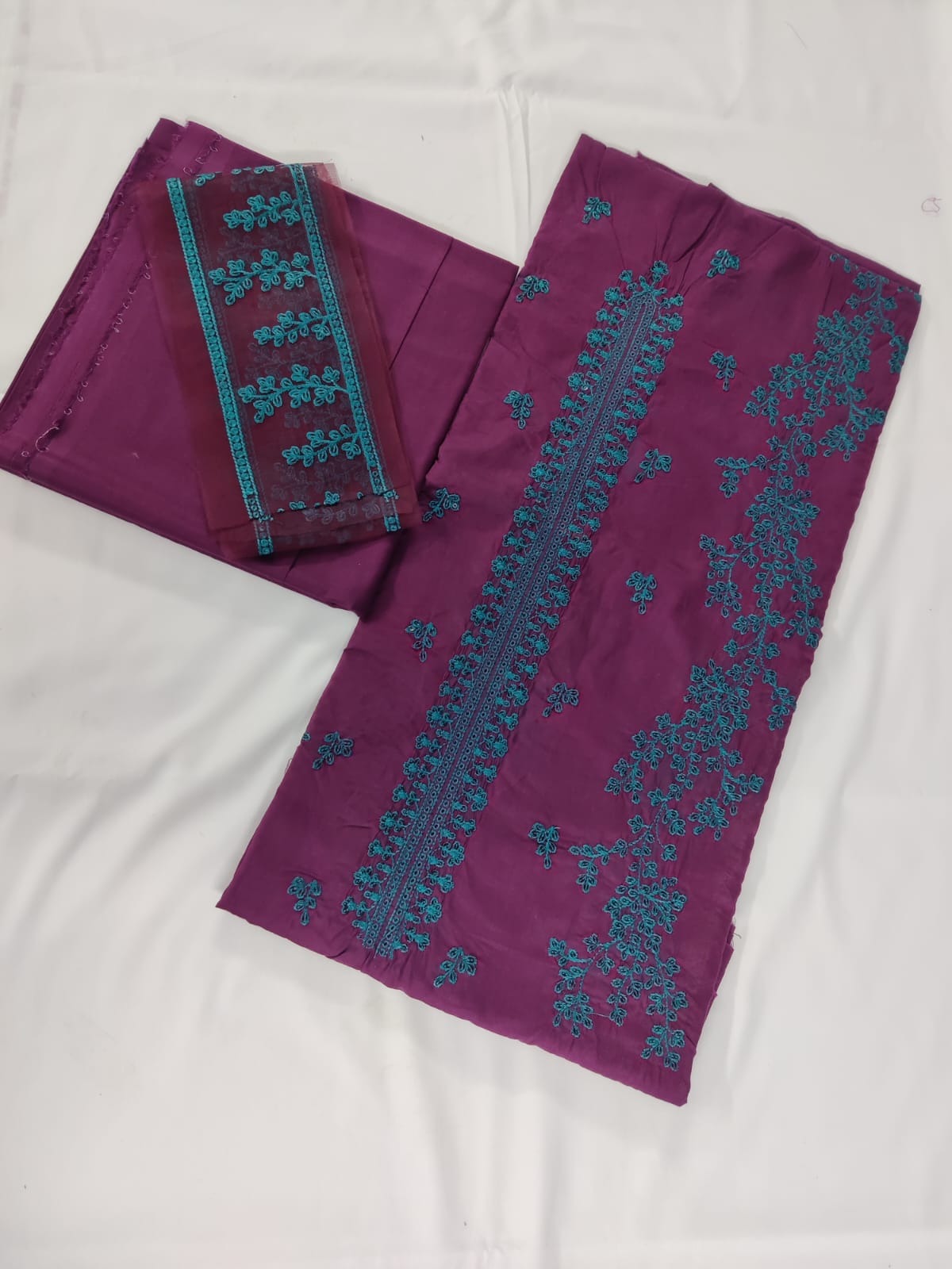 SAQAFAT 2 Piece Embroidered Lawn Suit | 100% Original | Heavy Embroidered Shirt & Dyed Trouser | Premium Lawn Collection 2025