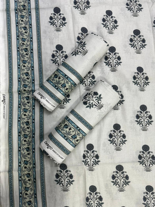 EGO 100% Original Lawn Shirt Piece Unstitched Digital Printed 😉🧡