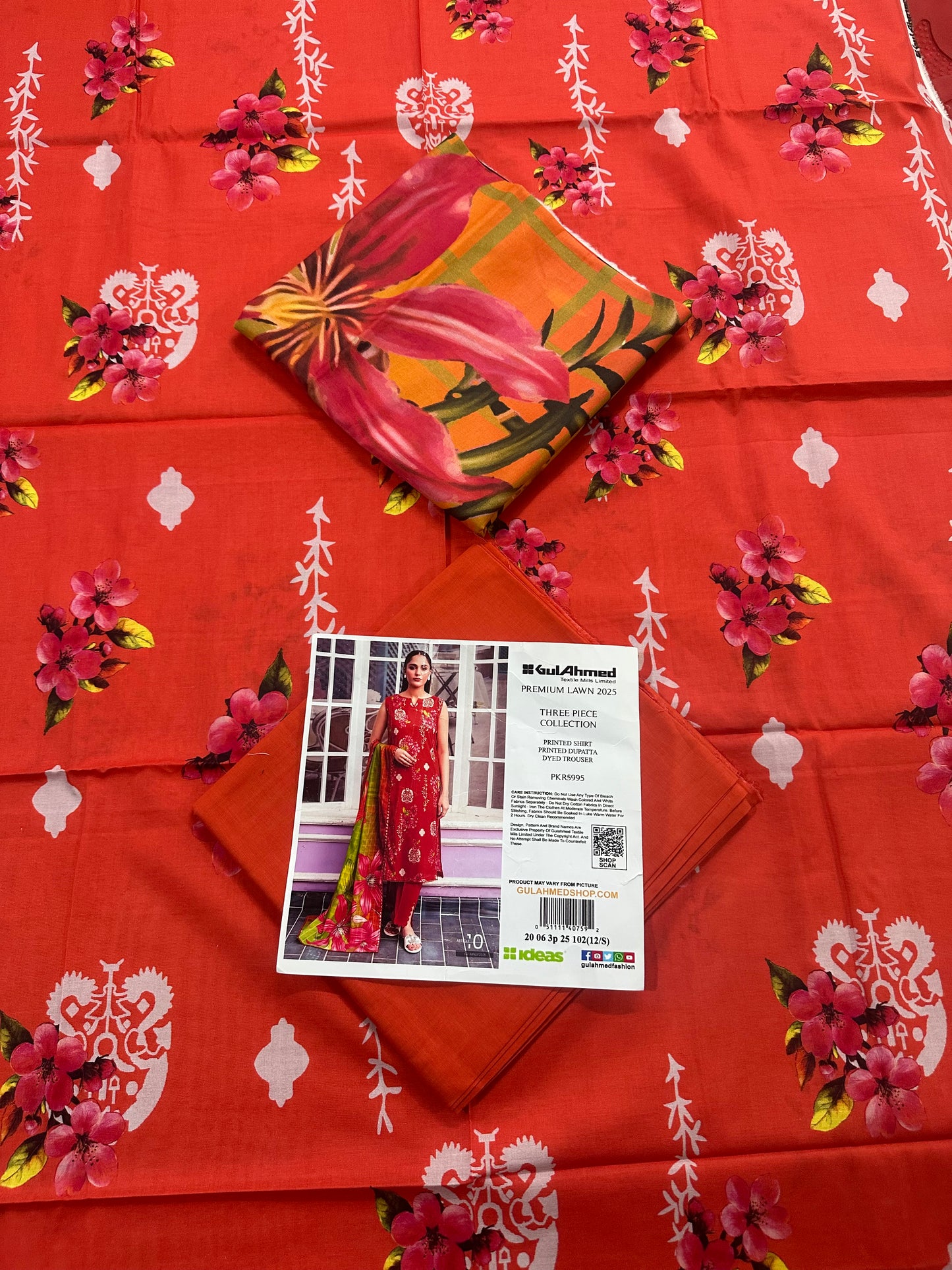 🌸 GulAhmed New Collection 2025 🌸💎 3 Piece Unstitched Airjet Lawn Collection 💎