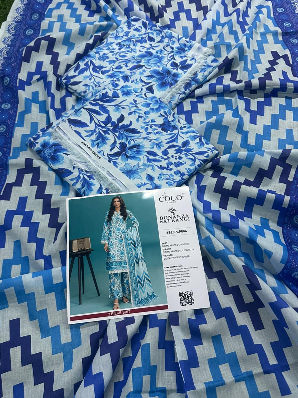 🌸 COCO CORDS By BONANZA 🌸 Lawn Unstitched 3 Pieces in Wholesale Price 🔥🧡