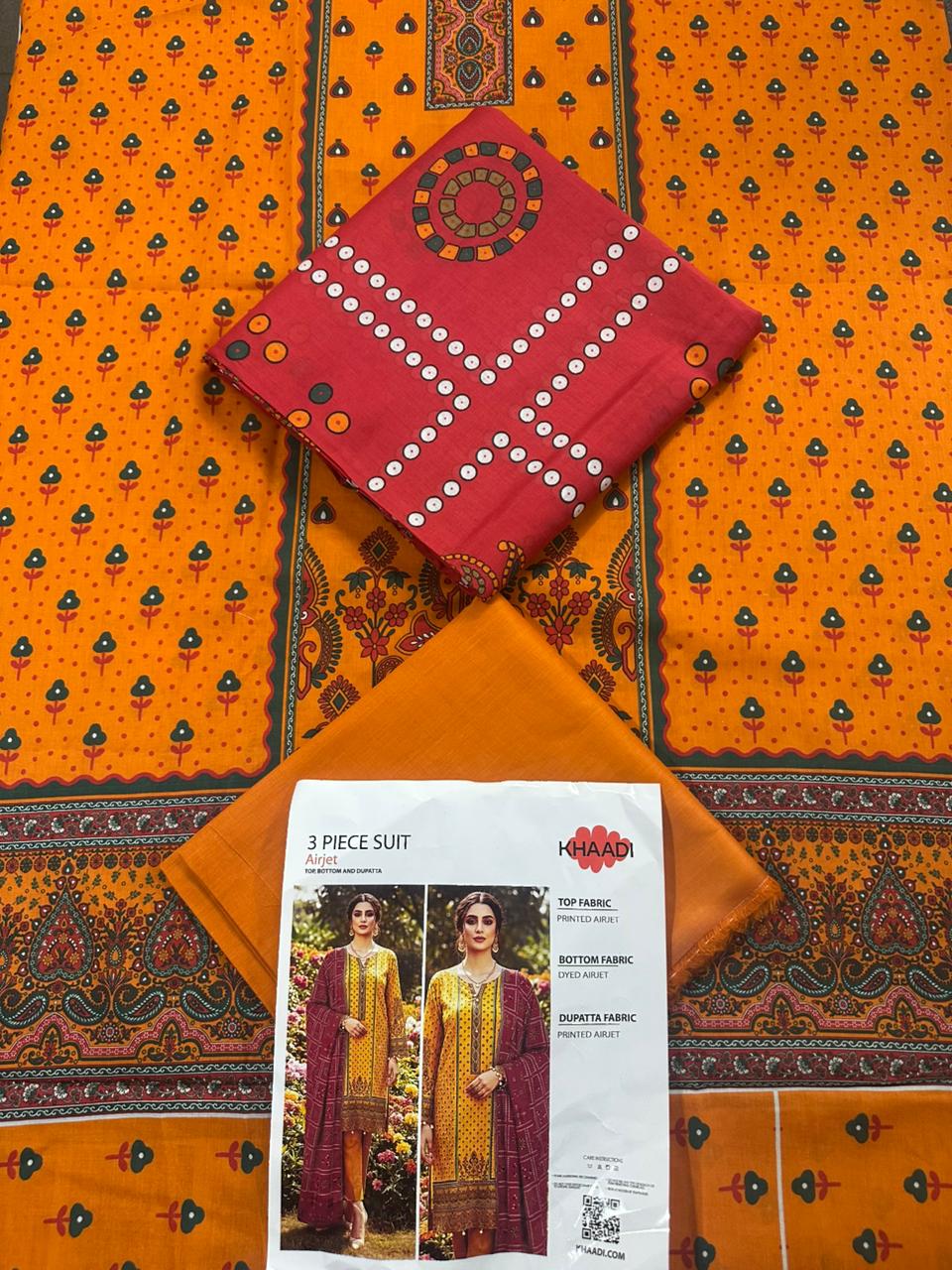 🌸 KHAADI 🌸 Lawn Unstitched 3 Pieces in Wholesale Price 🔥🧡